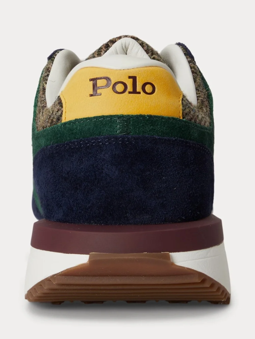 NWB polo ralph lauren men train 89 Harris Tweed Sneaker